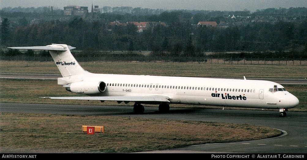 Aircraft Photo of F-GHED | McDonnell Douglas MD-83 (DC-9-83) | Air Liberté | AirHistory.net #75215