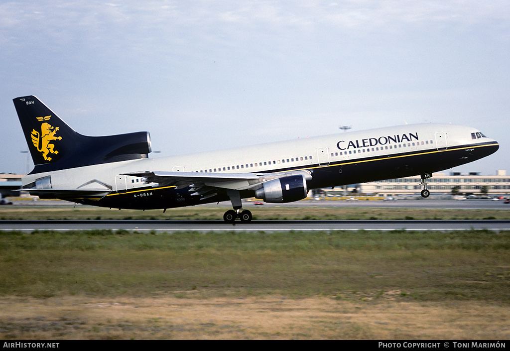 Aircraft Photo of G-BBAH | Lockheed L-1011-385-1-14 TriStar 100 | Caledonian Airways | AirHistory.net #75230