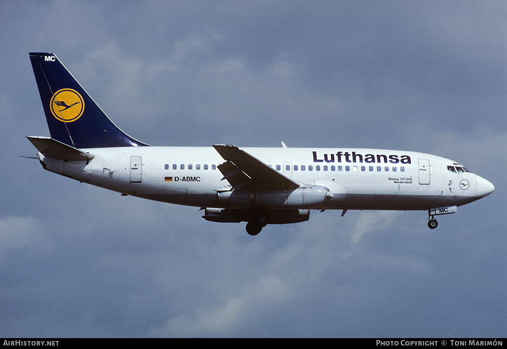 Aircraft Photo of D-ABMC | Boeing 737-230/Adv | Lufthansa | AirHistory.net #75231
