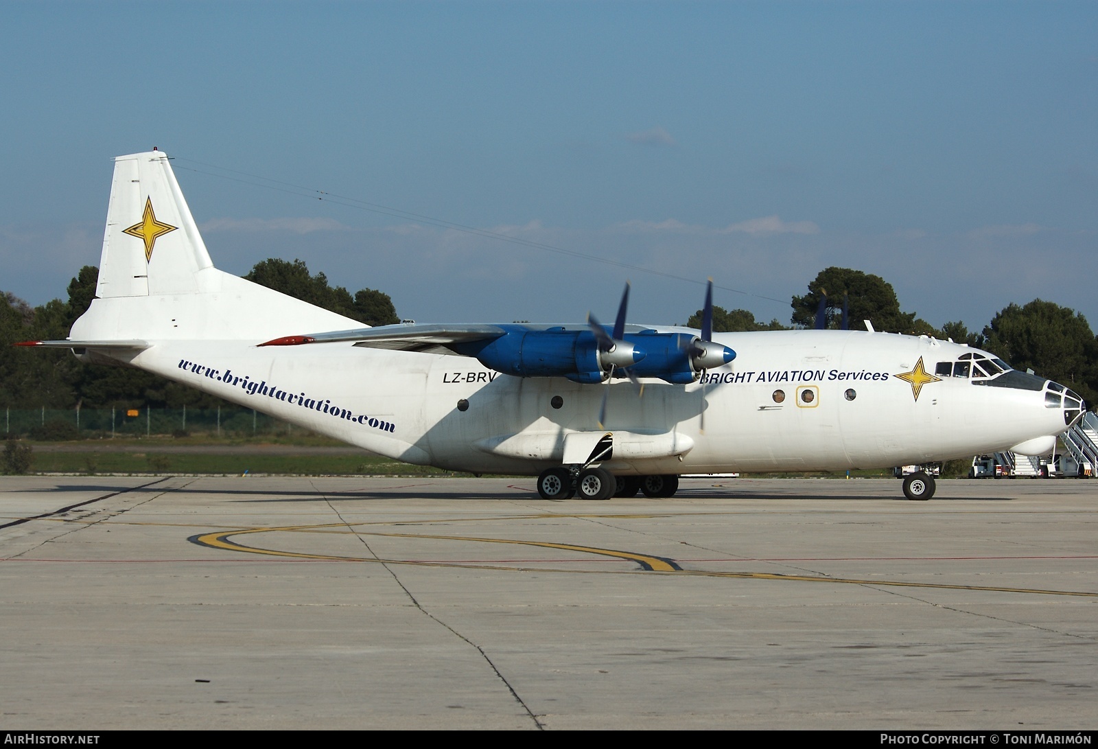 Aircraft Photo of LZ-BRV | Antonov An-12B | Bright Aviation Services | AirHistory.net #75237