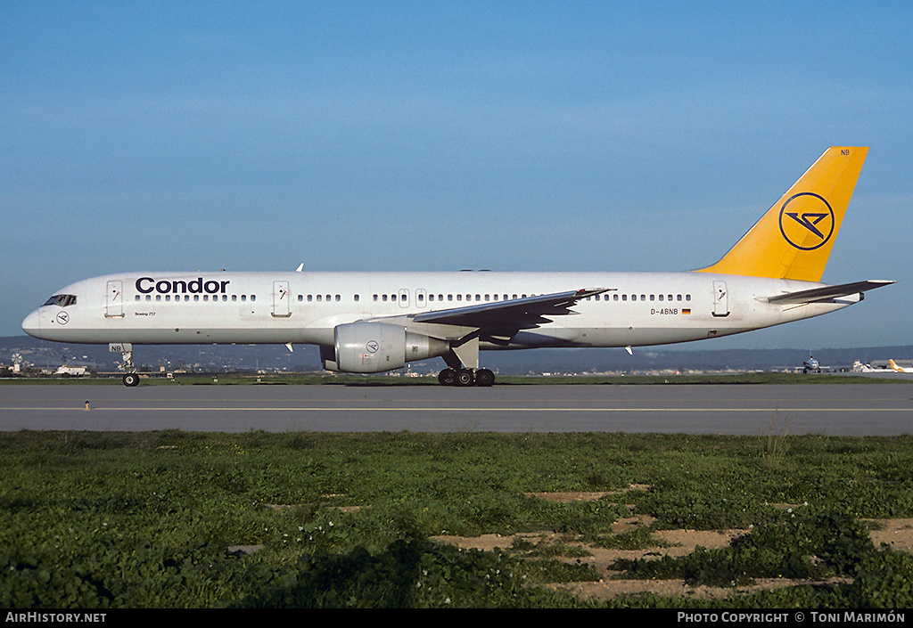 Aircraft Photo of D-ABNB | Boeing 757-230 | Condor Flugdienst | AirHistory.net #75240