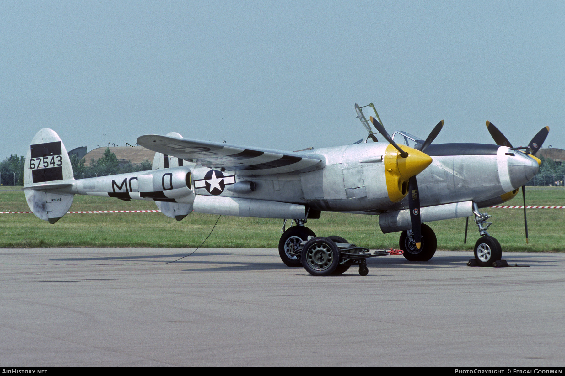 Aircraft Photo of N3145X / 67543 | Lockheed P-38J Lightning | USA - Air Force | AirHistory.net #75258