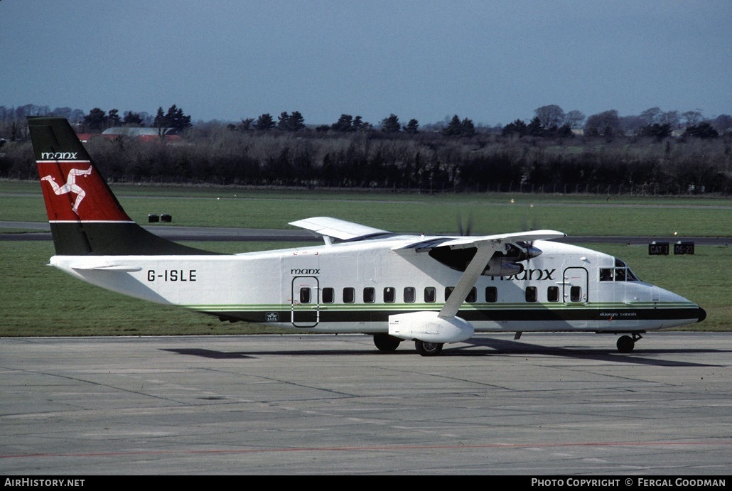 Aircraft Photo of G-ISLE | Short 360-100 | Manx Airlines | AirHistory.net #75263