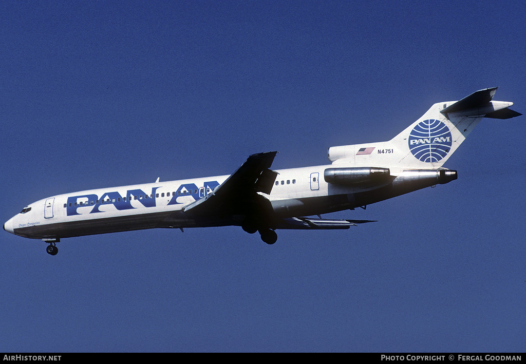 Aircraft Photo of N4751 | Boeing 727-235 | Pan American World Airways - Pan Am | AirHistory.net #75265