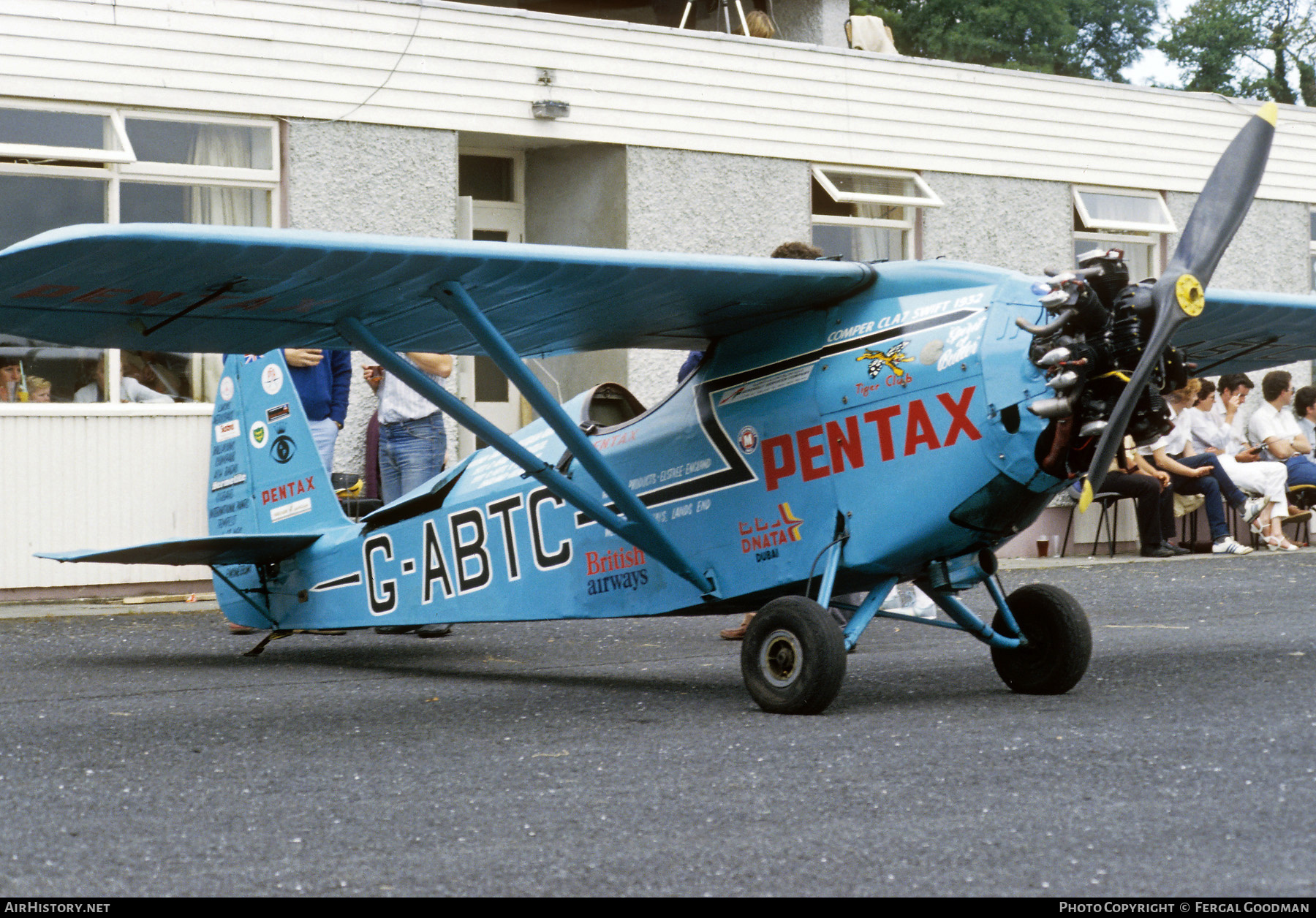 Aircraft Photo of G-ABTC | Comper CLA-7 Swift | AirHistory.net #75266