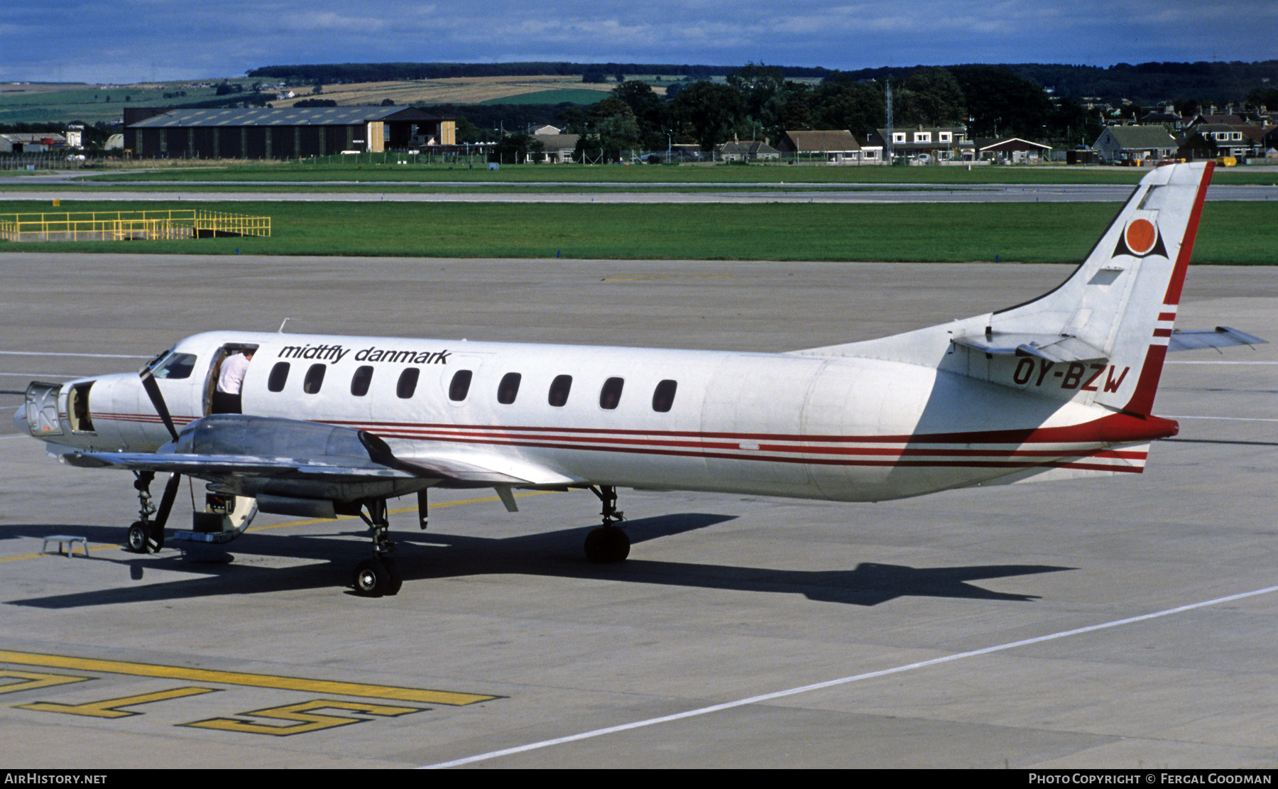 Aircraft Photo of OY-BZW | Swearingen SA-226TC Metro II | Midtfly | AirHistory.net #75271