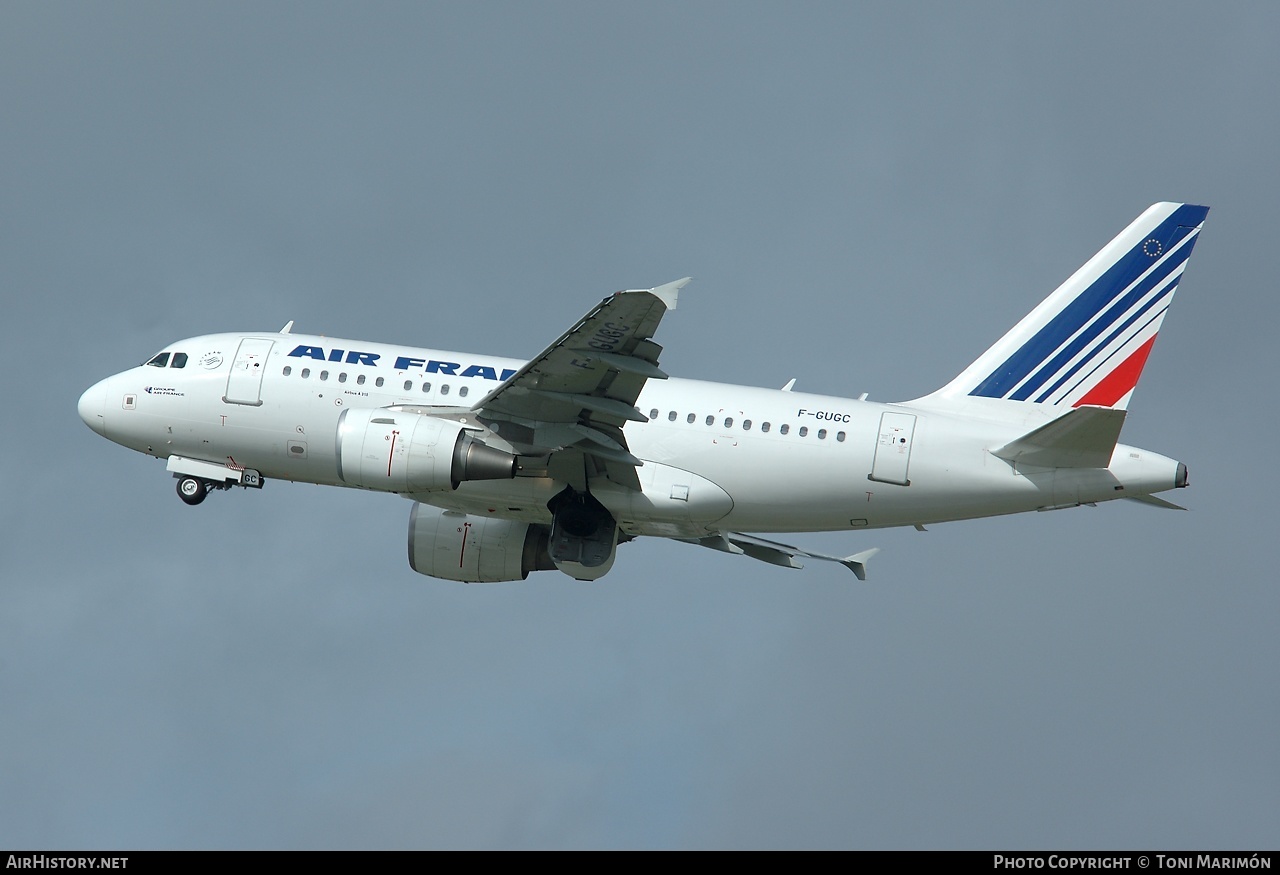 Aircraft Photo of F-GUGC | Airbus A318-111 | Air France | AirHistory.net #75275