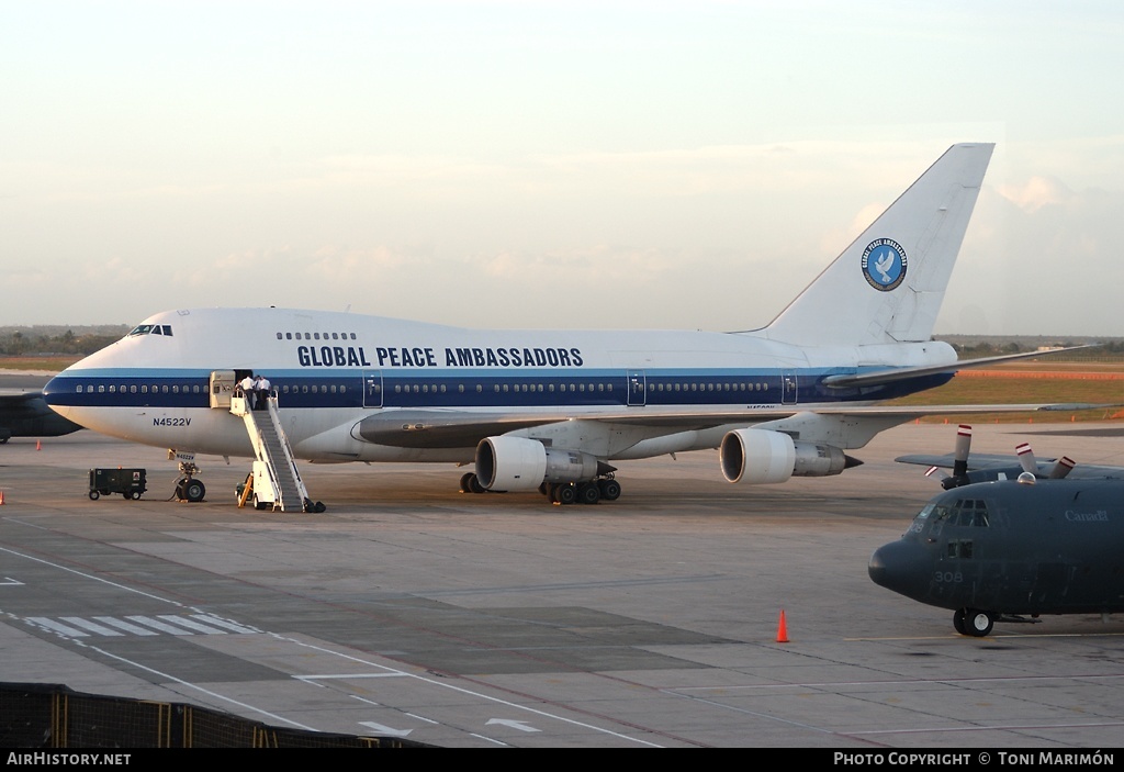 Aircraft Photo of N4522V | Boeing 747SP-09 | Global Peace Ambassadors | AirHistory.net #75279