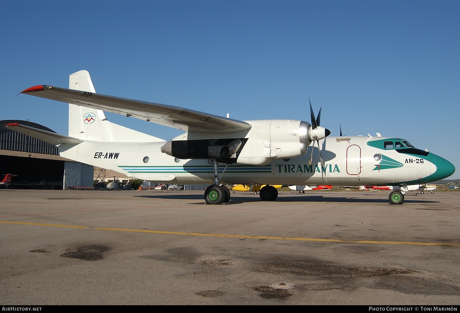 Aircraft Photo of ER-AWW | Antonov An-26 | Tiramavia | AirHistory.net #75281