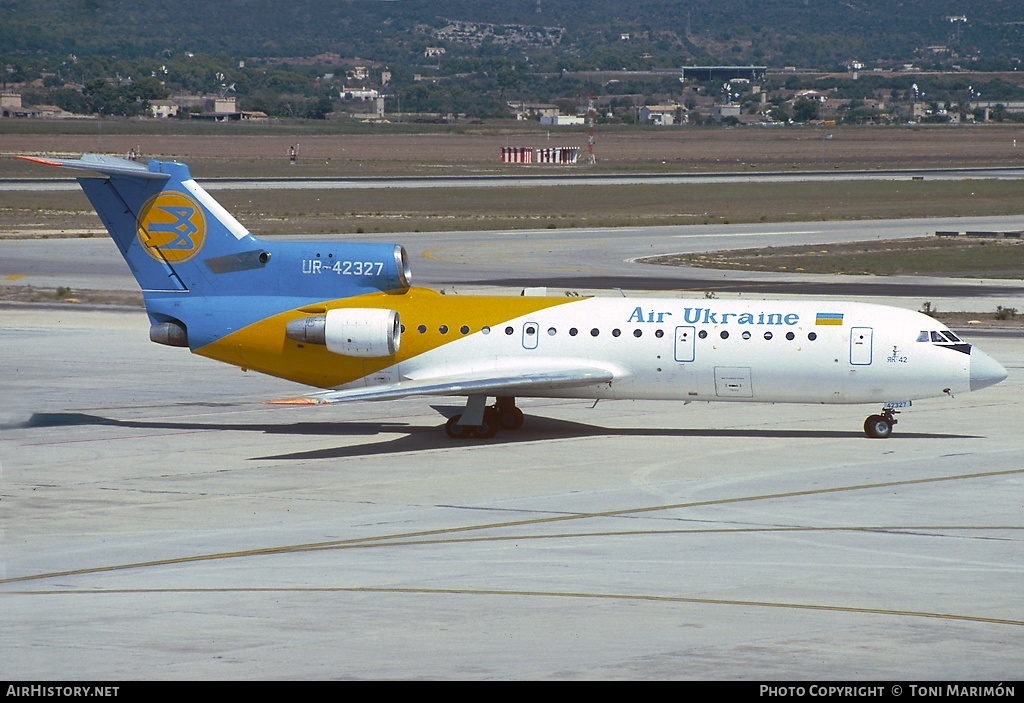 Aircraft Photo of UR-42327 | Yakovlev Yak-42 | Air Ukraine | AirHistory.net #75287