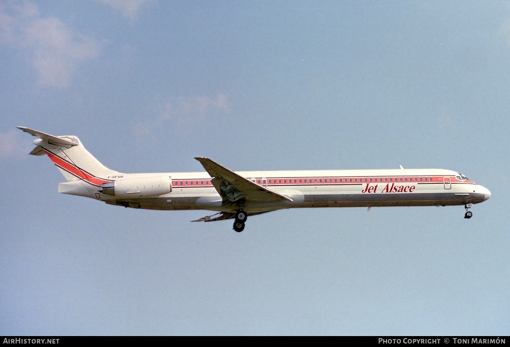 Aircraft Photo of F-GFUU | McDonnell Douglas MD-83 (DC-9-83) | Jet Alsace | AirHistory.net #75294