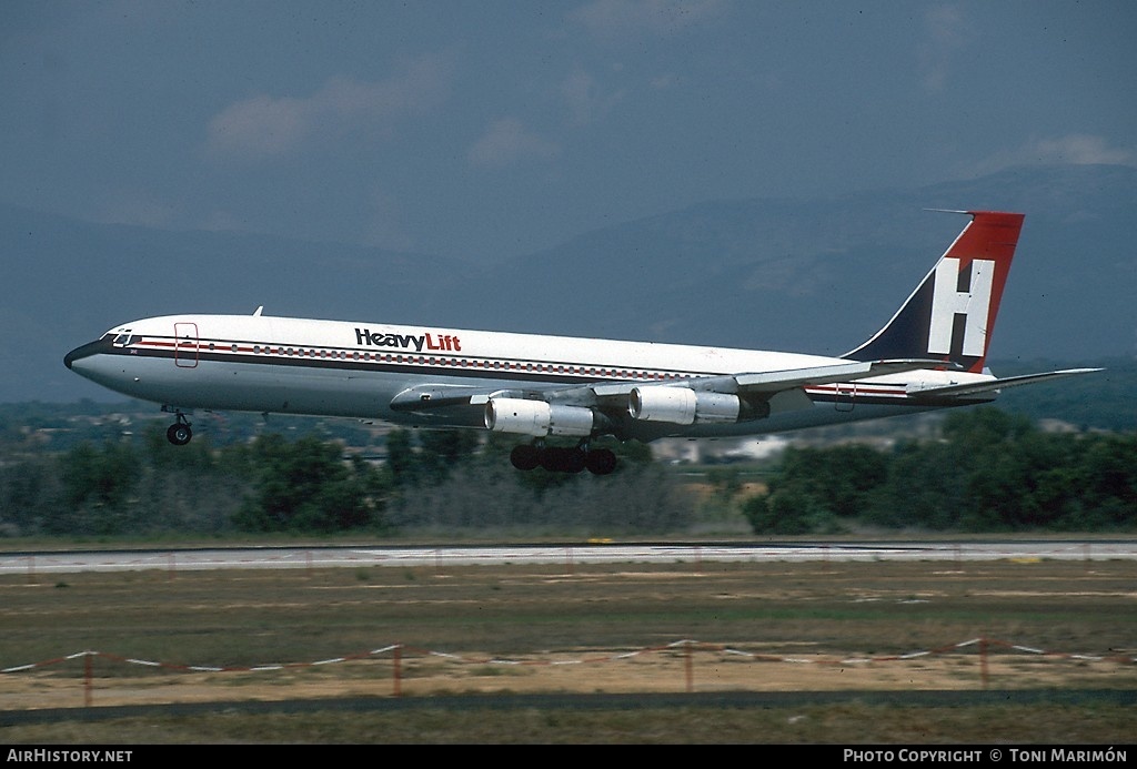 Aircraft Photo of G-HEVY | Boeing 707-324C | HeavyLift Cargo Airlines | AirHistory.net #75295