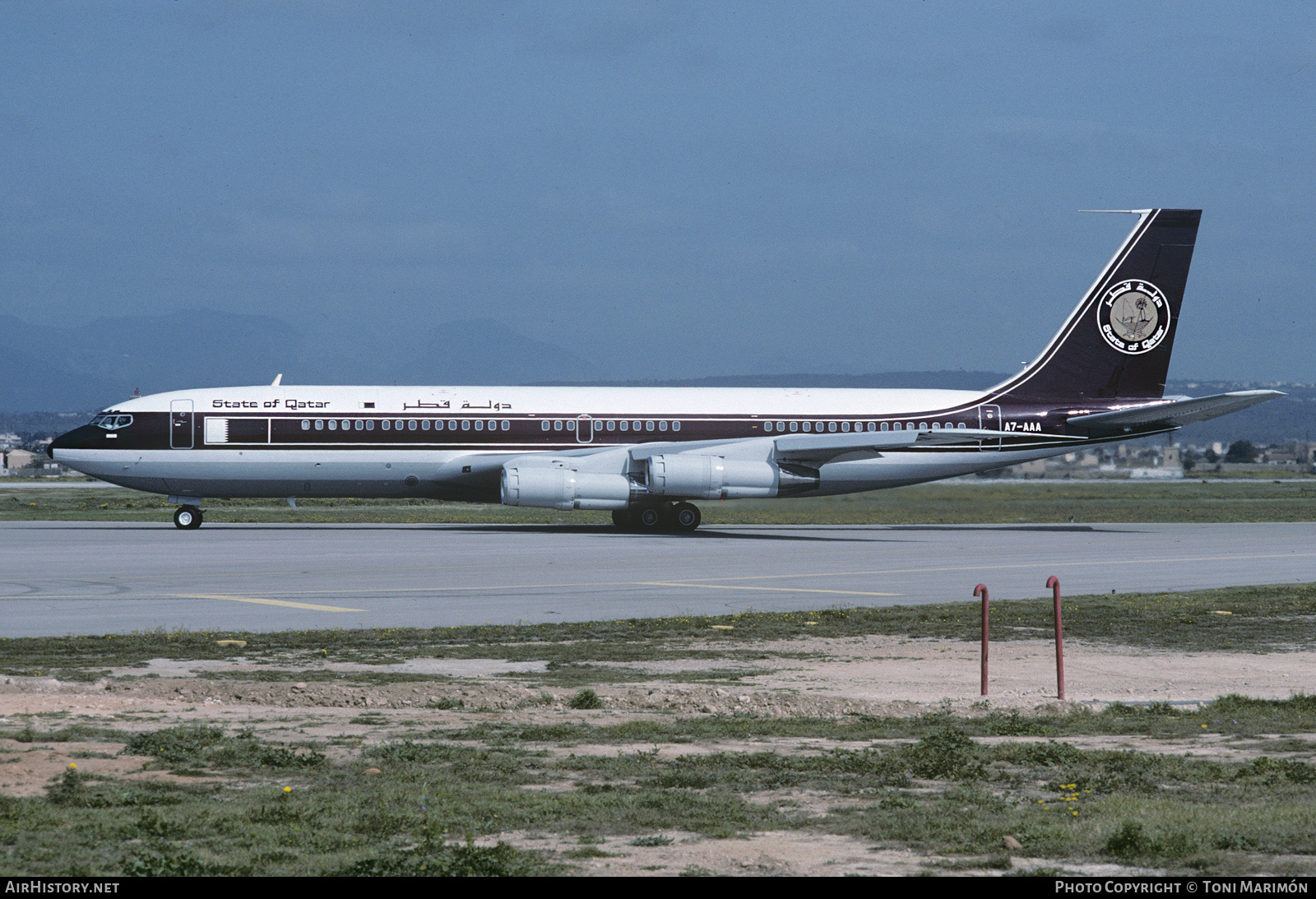 Aircraft Photo of A7-AAA | Boeing 707-3P1C | State of Qatar | AirHistory.net #75333