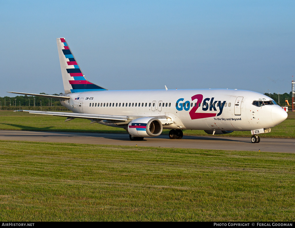 Aircraft Photo of OM-GTA | Boeing 737-4Q8 | Go2Sky Airline | AirHistory.net #75336