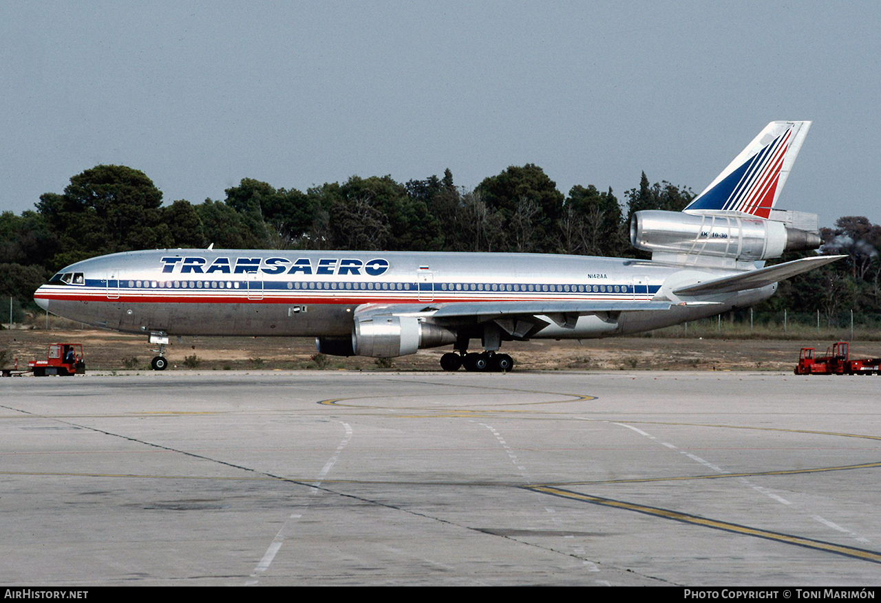 Aircraft Photo of N142AA | McDonnell Douglas DC-10-30 | Transaero Airlines | AirHistory.net #75343