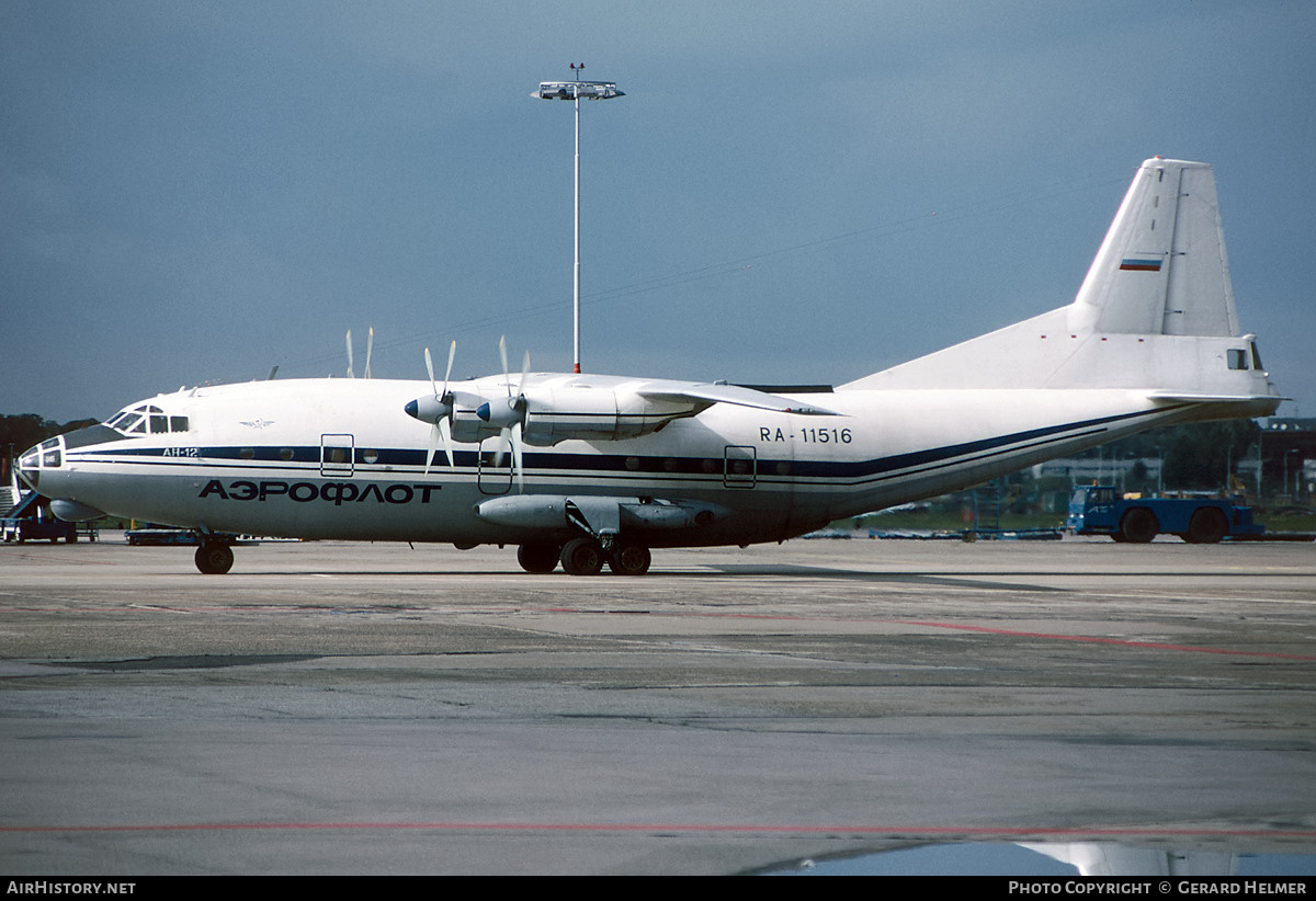 Aircraft Photo of RA-11516 | Antonov An-12B | Aeroflot | AirHistory.net #75350