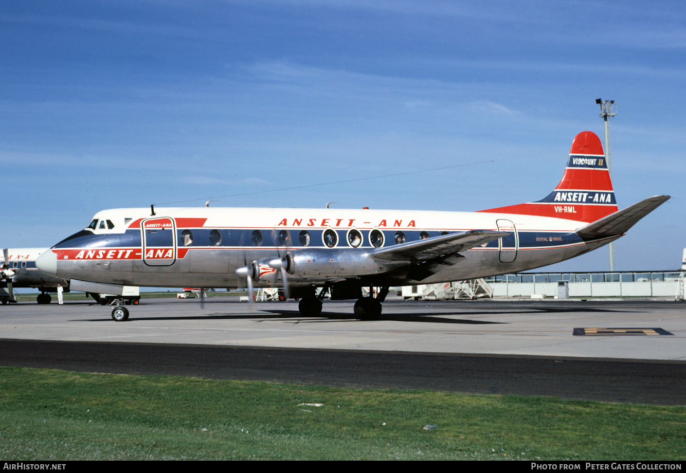 Aircraft Photo of VH-RML | Vickers 818 Viscount | Ansett - ANA | AirHistory.net #75368