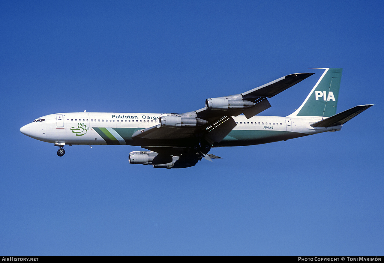 Aircraft Photo of AP-AXG | Boeing 707-340C | Pakistan International Airlines Cargo - PIA | AirHistory.net #75370