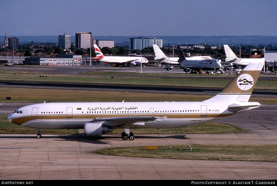 Aircraft Photo of JY-GAX | Airbus A300B4-622R | Libyan Arab Airlines | AirHistory.net #75379