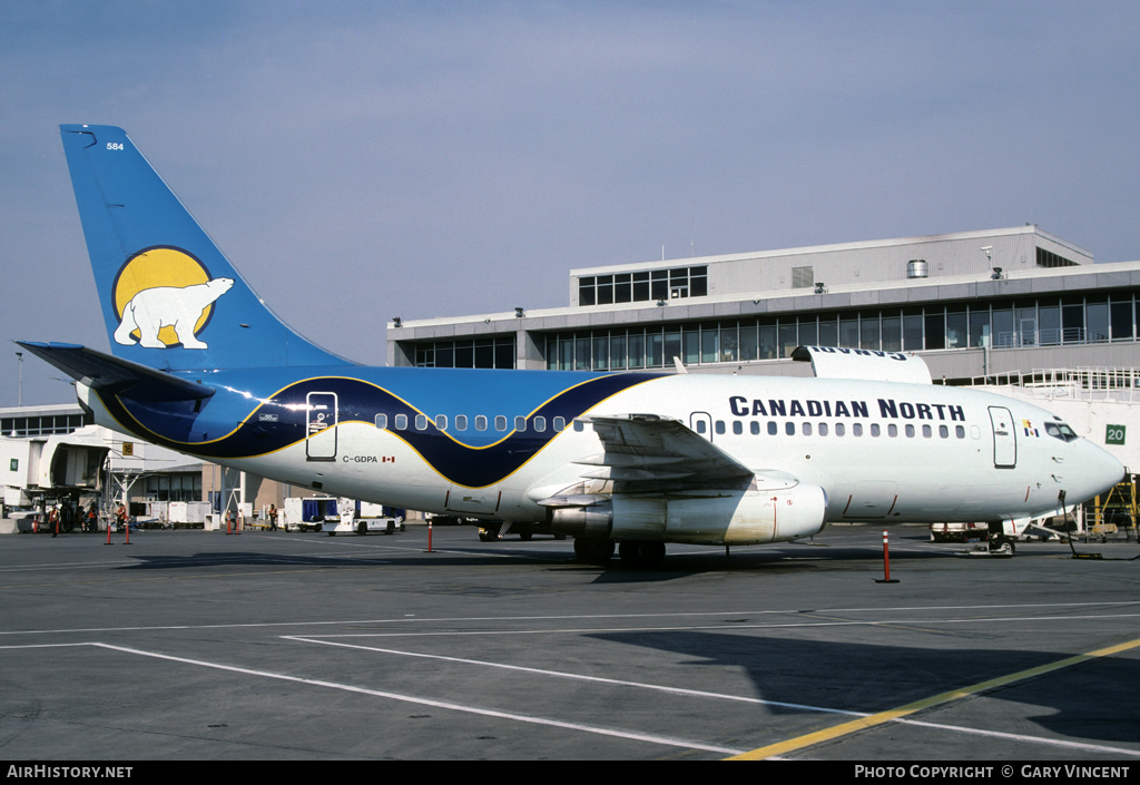 Aircraft Photo of C-GDPA | Boeing 737-2T2C/Adv | Canadian North | AirHistory.net #75380