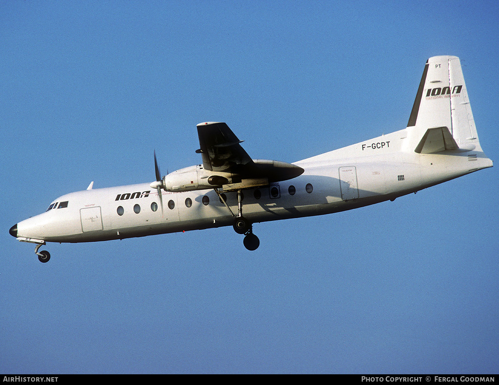 Aircraft Photo of F-GCPT | Fairchild Hiller FH-227B | Iona National Airways | AirHistory.net #75398