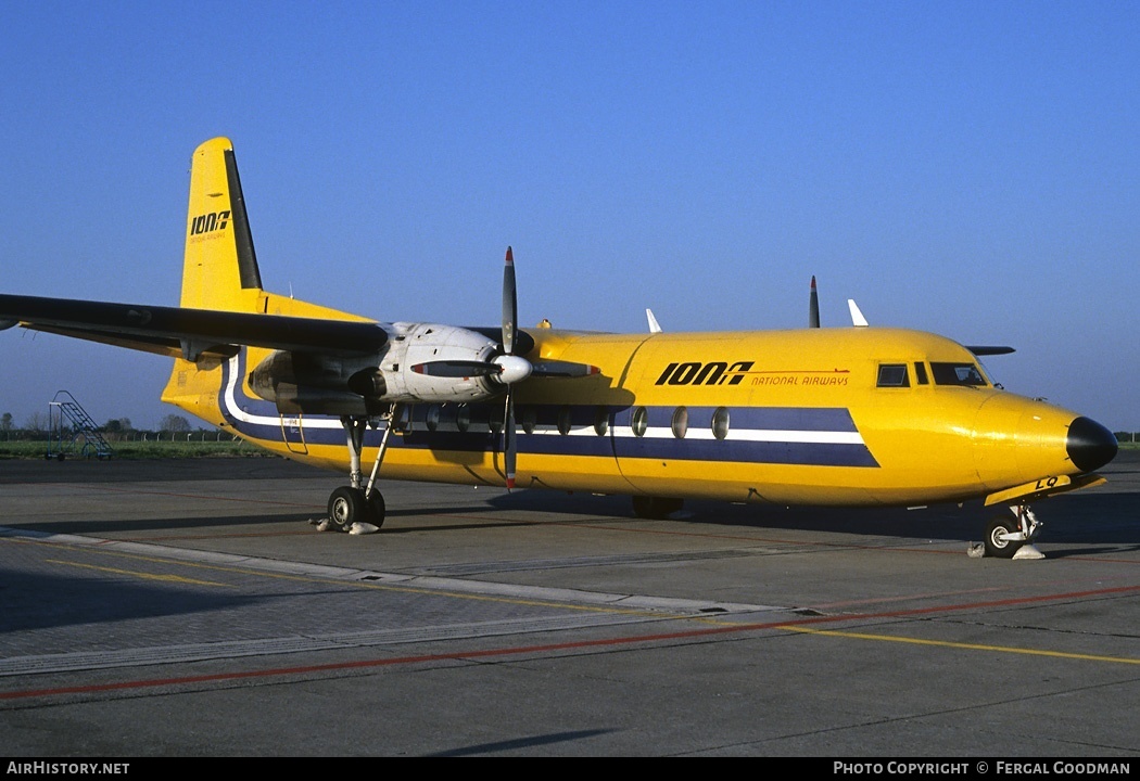 Aircraft Photo of F-GCLQ | Fairchild Hiller FH-227B | Iona National Airways | AirHistory.net #75402