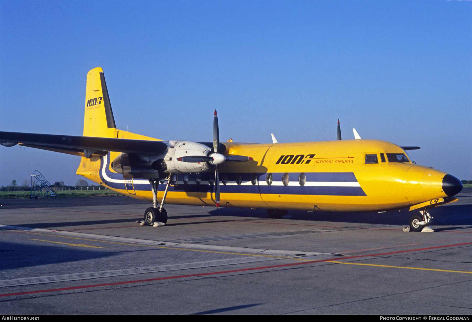 Aircraft Photo of F-GCLQ | Fairchild Hiller FH-227B | Iona National Airways | AirHistory.net #75402