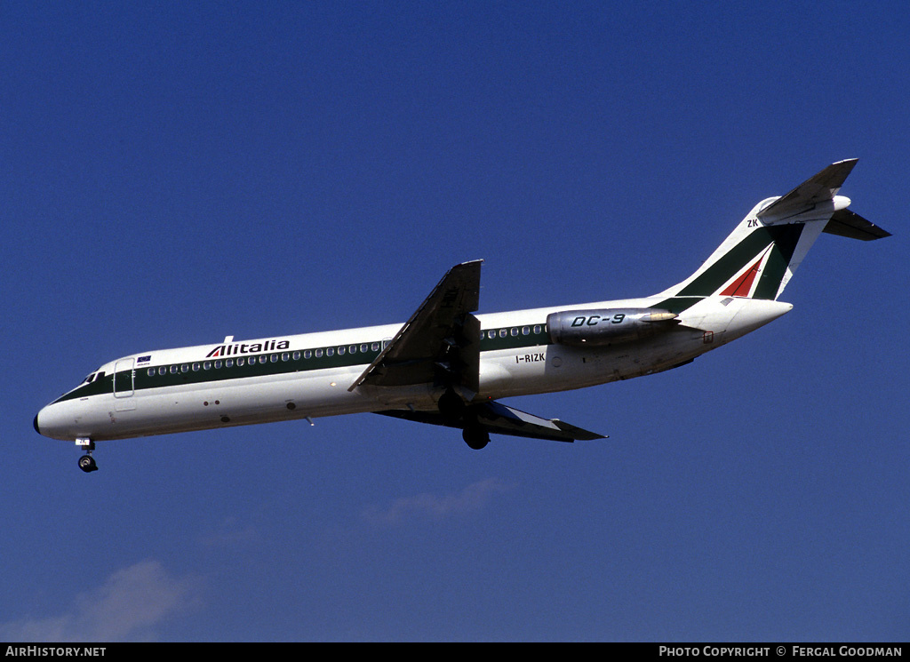 Aircraft Photo of I-RIZK | McDonnell Douglas DC-9-32 | Alitalia | AirHistory.net #75407