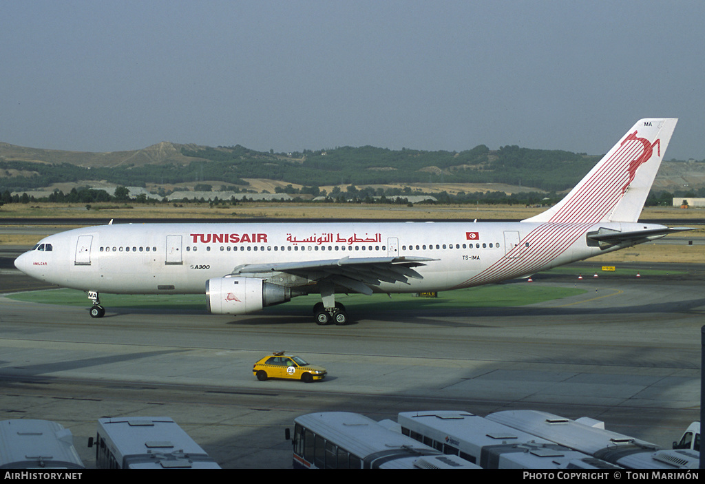 Aircraft Photo of TS-IMA | Airbus A300B4-203 | Tunisair | AirHistory.net #75419