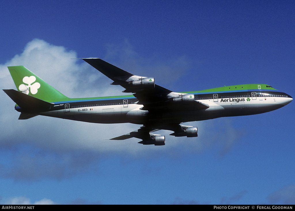 Aircraft Photo of EI-BED | Boeing 747-130 | Aer Lingus | AirHistory.net #75432