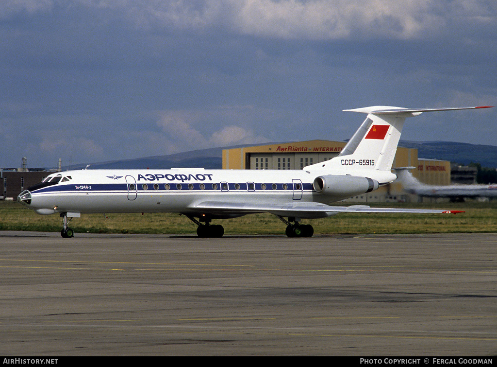 Aircraft Photo of CCCP-65915 | Tupolev Tu-134A | Aeroflot | AirHistory.net #75434