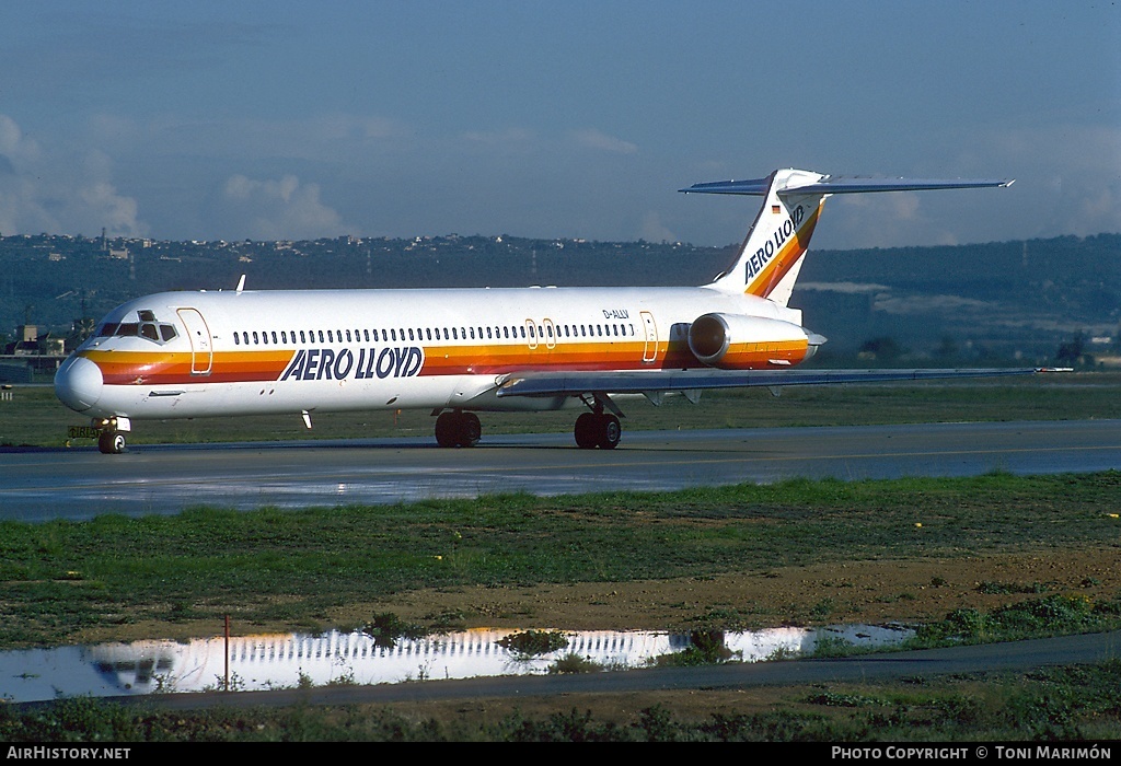 Aircraft Photo of D-ALLV | McDonnell Douglas MD-83 (DC-9-83) | Aero Lloyd | AirHistory.net #75444