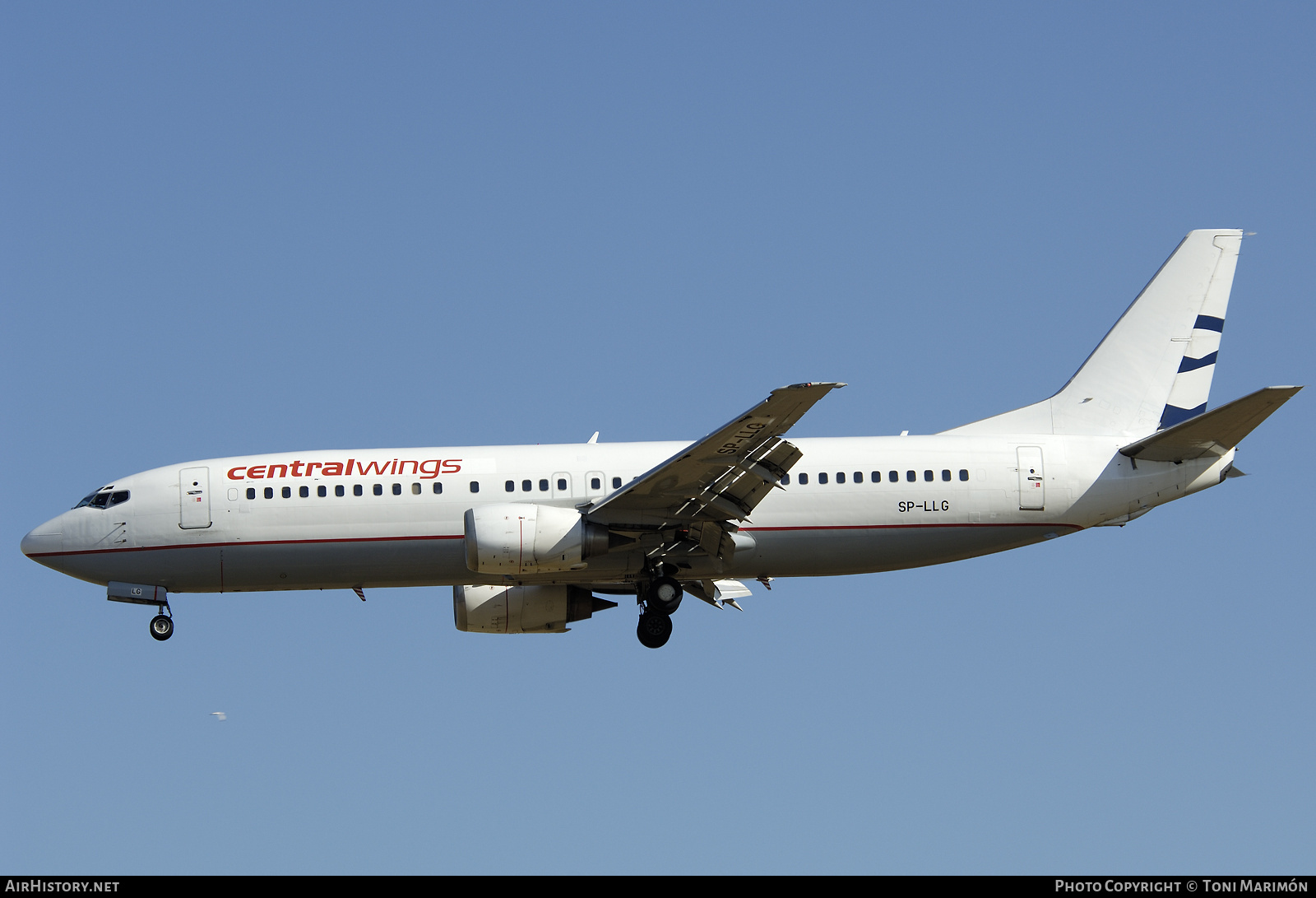 Aircraft Photo of SP-LLG | Boeing 737-45D | Centralwings | AirHistory.net #75456