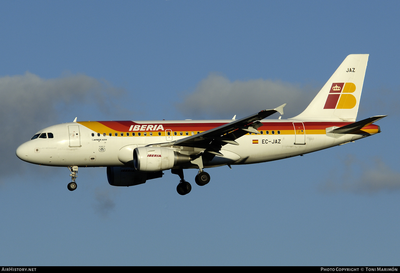Aircraft Photo of EC-JAZ | Airbus A319-111 | Iberia | AirHistory.net #75461