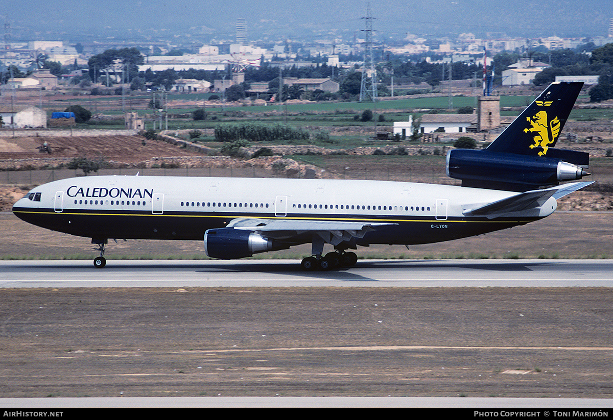 Aircraft Photo of G-LYON | McDonnell Douglas DC-10-30 | Caledonian Airways | AirHistory.net #75464