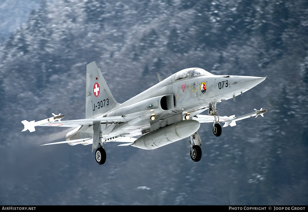 Aircraft Photo of J-3073 | Northrop F-5E Tiger II | Switzerland - Air Force | AirHistory.net #75475