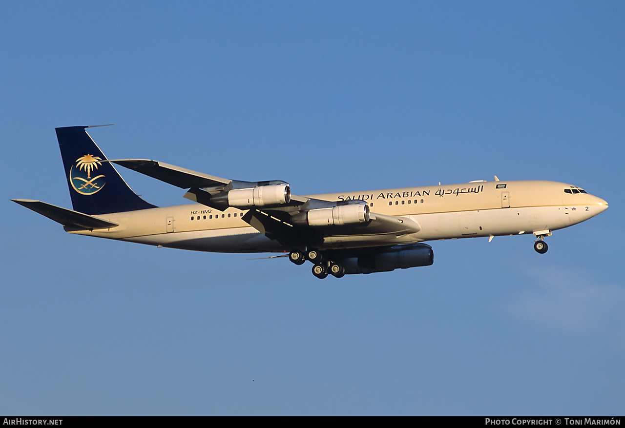 Aircraft Photo of HZ-HM2 | Boeing 707-368C | Saudi Arabian Royal Flight | AirHistory.net #75484