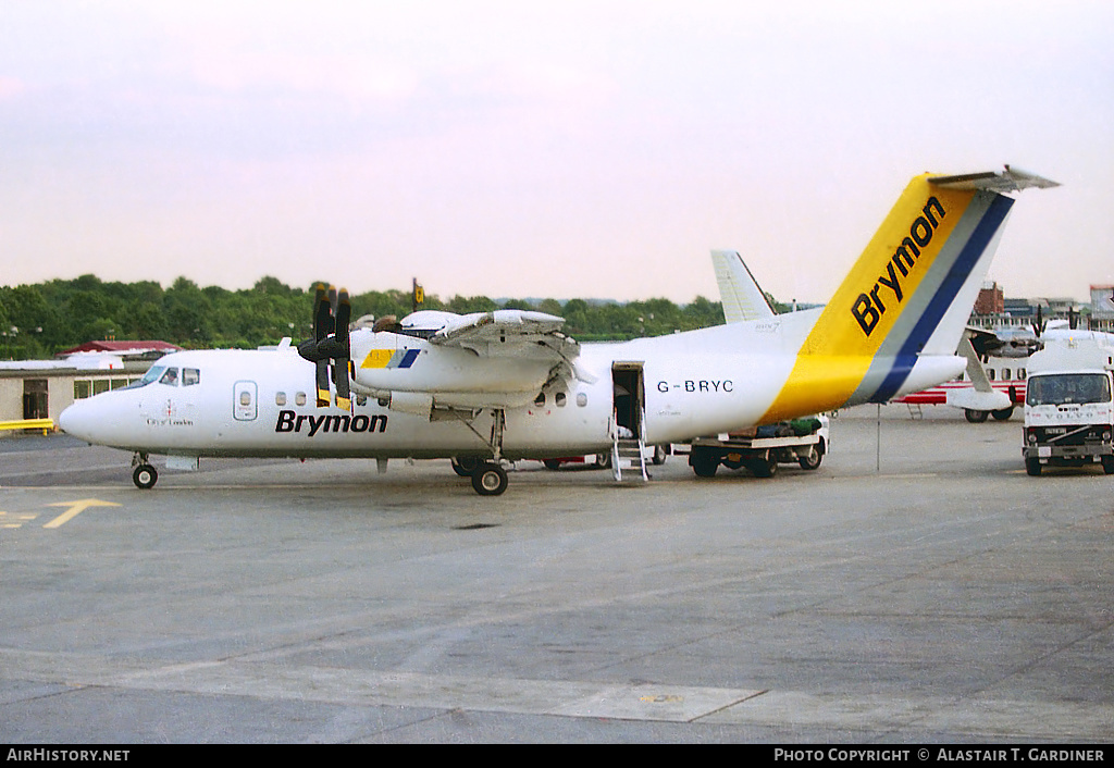 Aircraft Photo of G-BRYC | De Havilland Canada DHC-7-110 Dash 7 | Brymon Airways | AirHistory.net #75485