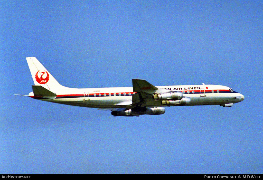 Aircraft Photo of JA8012 | Douglas DC-8-53 | Japan Air Lines - JAL | AirHistory.net #75486
