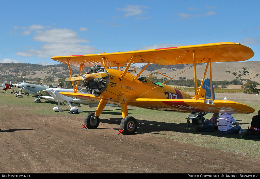 Aircraft Photo of VH-JUX | Boeing PT-17 Kaydet (A75N1) | AirHistory.net #75496