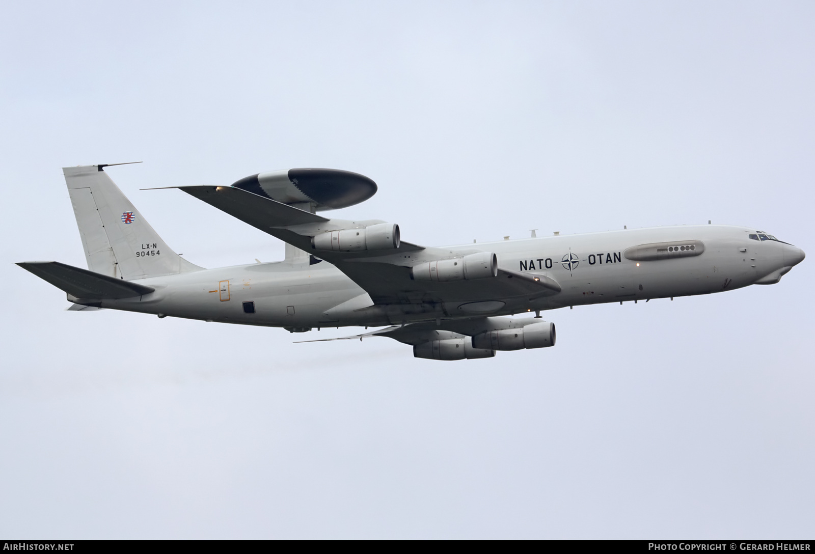 Aircraft Photo of LX-N90454 | Boeing E-3A Sentry | Luxembourg - NATO | AirHistory.net #75498