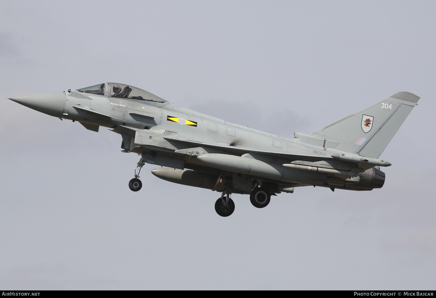 Aircraft Photo of ZK304 | Eurofighter EF-2000 Typhoon FGR4 | UK - Air Force | AirHistory.net #75532