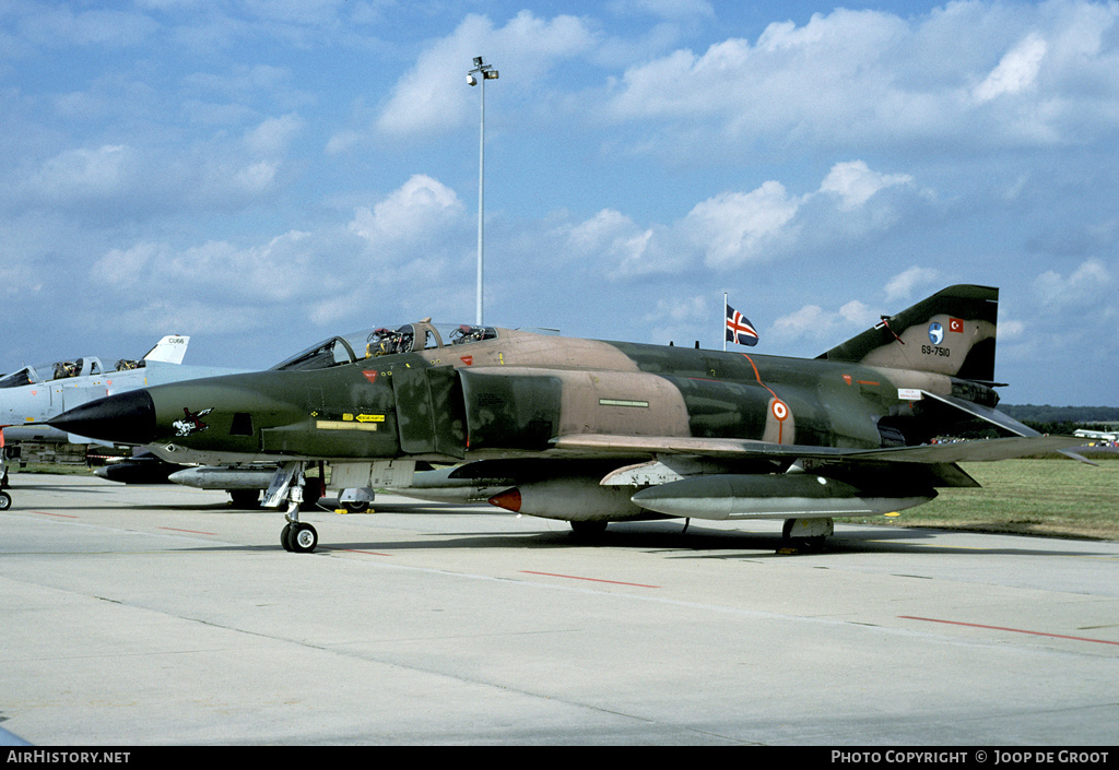 Aircraft Photo of 69-7510 | McDonnell Douglas RF-4E Phantom II | Turkey - Air Force | AirHistory.net #75549