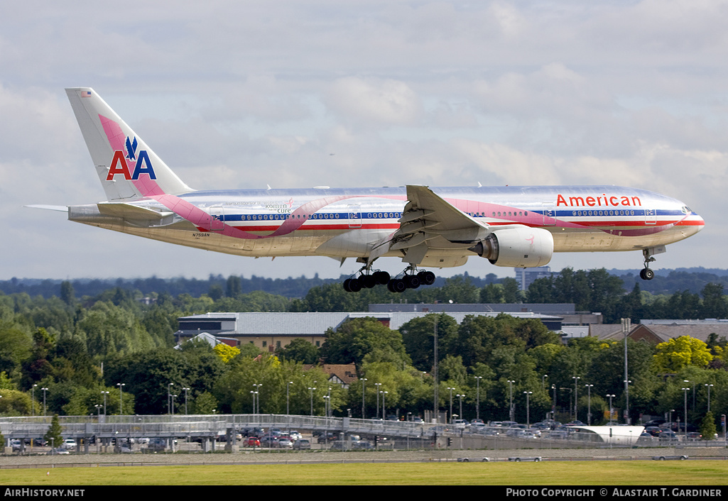 Aircraft Photo of N759AN | Boeing 777-223/ER | American Airlines | AirHistory.net #75556
