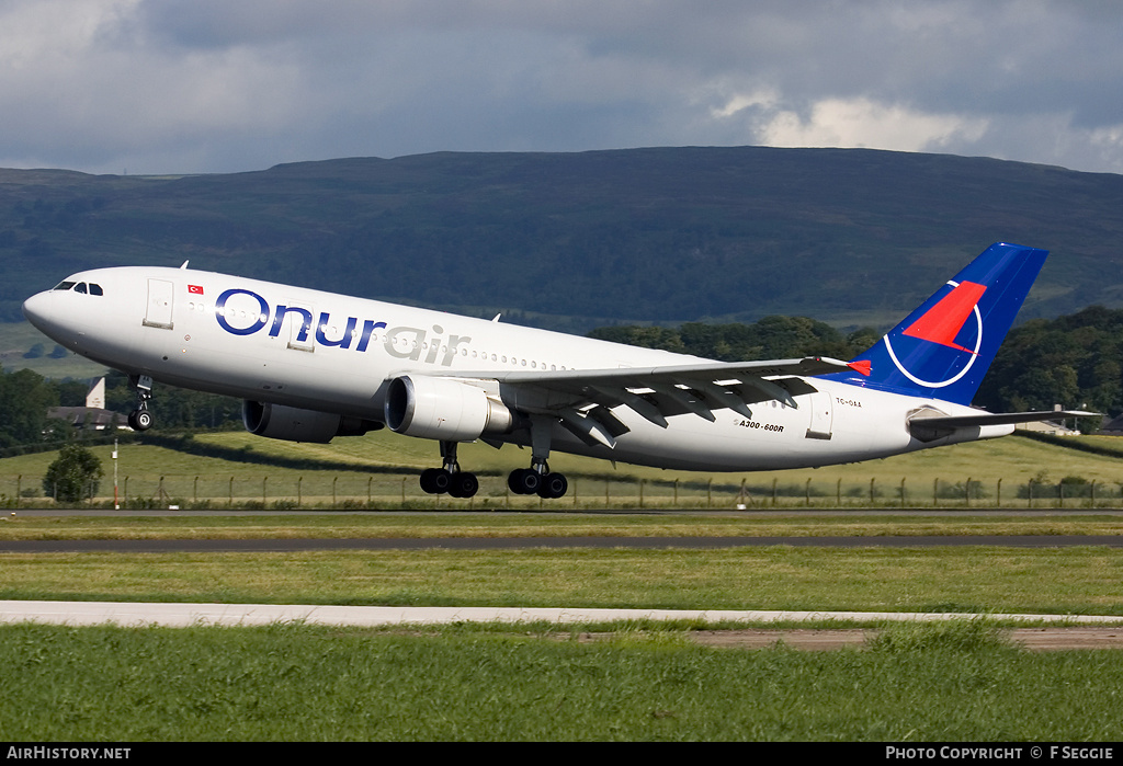 Aircraft Photo of TC-OAA | Airbus A300B4-605R | Onur Air | AirHistory.net #75557