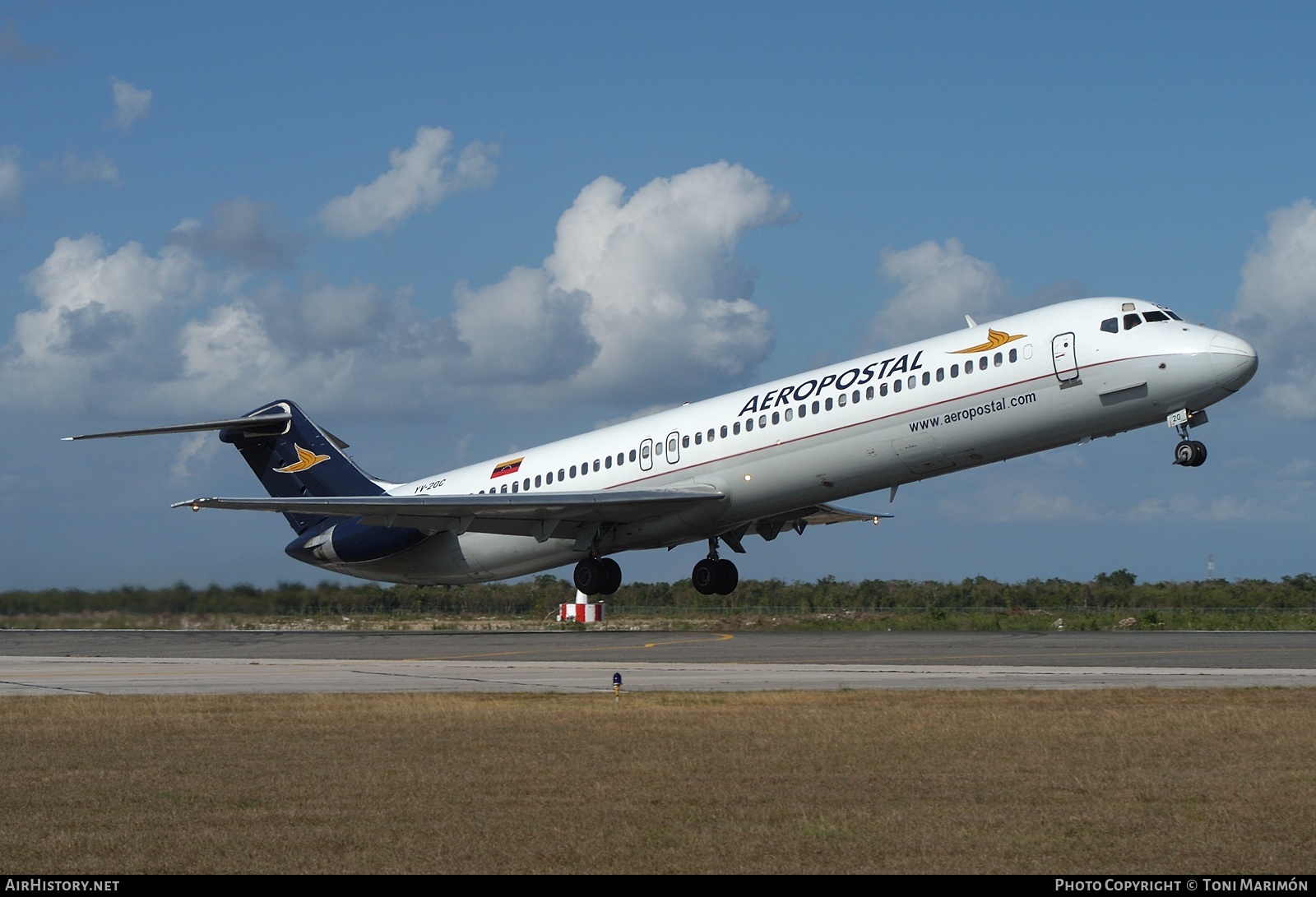 Aircraft Photo of YV-20C | McDonnell Douglas DC-9-51 | Aeropostal | AirHistory.net #75578