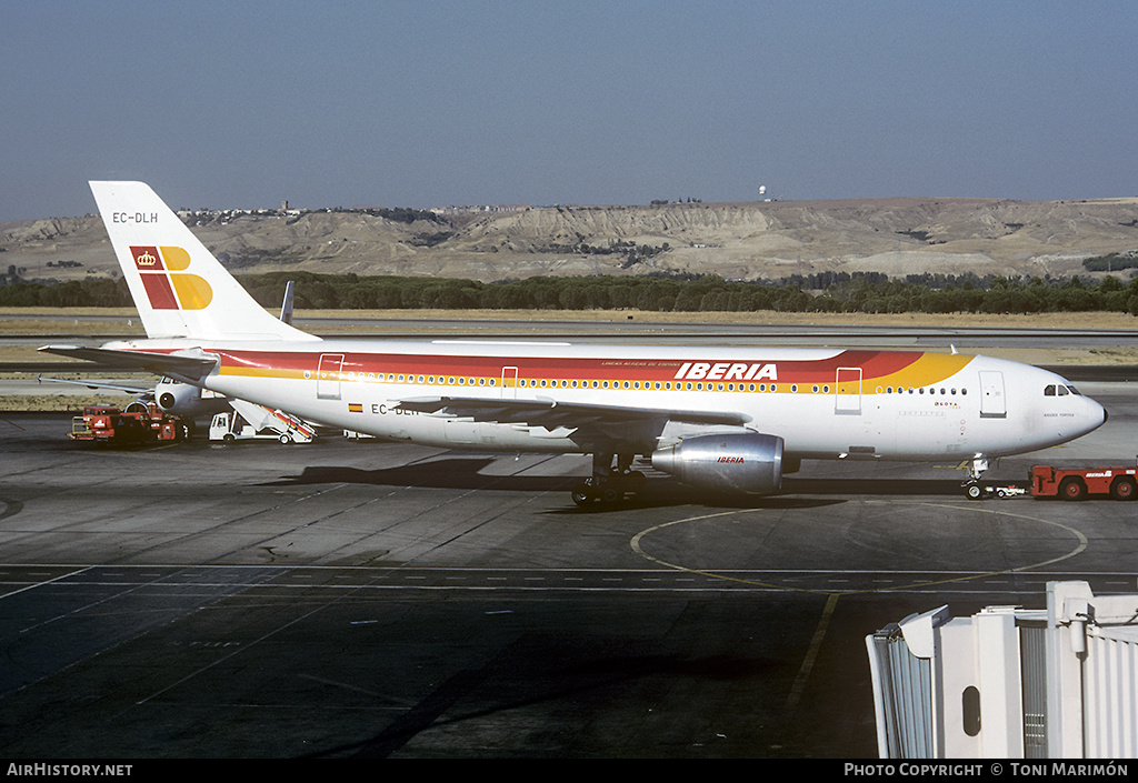 Aircraft Photo of EC-DLH | Airbus A300B4-120 | Iberia | AirHistory.net #75580