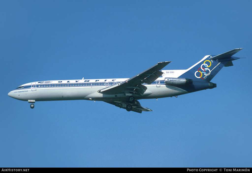 Aircraft Photo of SX-CBC | Boeing 727-284 | Olympic | AirHistory.net #75581