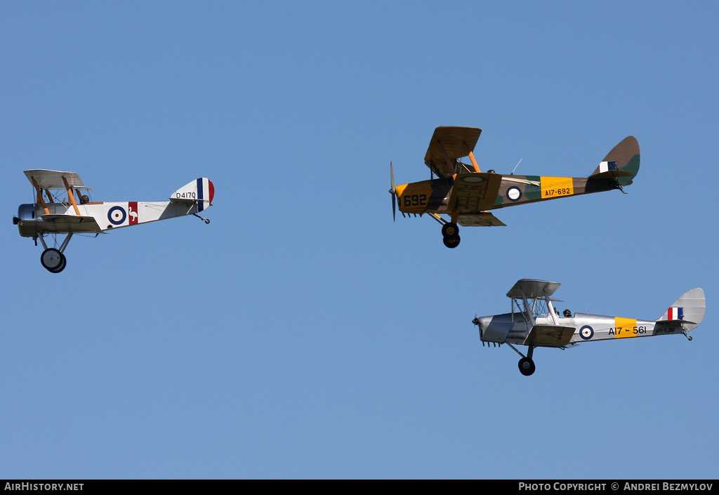 Aircraft Photo of VH-AWA / A17-692 | De Havilland D.H. 82A Tiger Moth | Australia - Air Force | AirHistory.net #75597