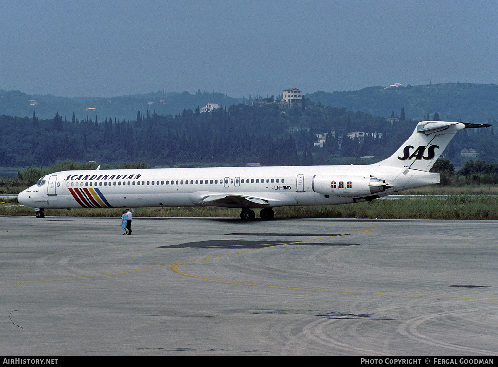 Aircraft Photo of LN-RMD | McDonnell Douglas MD-82 (DC-9-82) | Scandinavian Airlines - SAS | AirHistory.net #75609